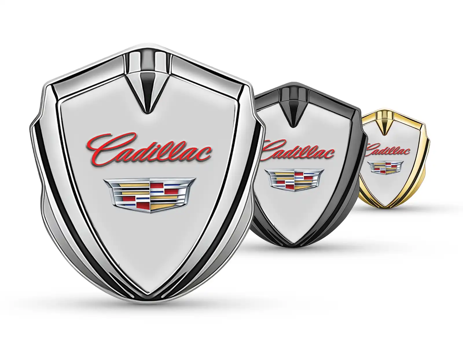 Cadillac Abzeichen Selbstklebend Limitierter Stil Schicker Rand